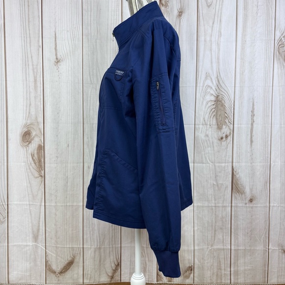 Cherokee Scrubs Set Workwear Revolution Zip Jacket & Pants Unisex Navy Sz Medium - Picture 3 of 16